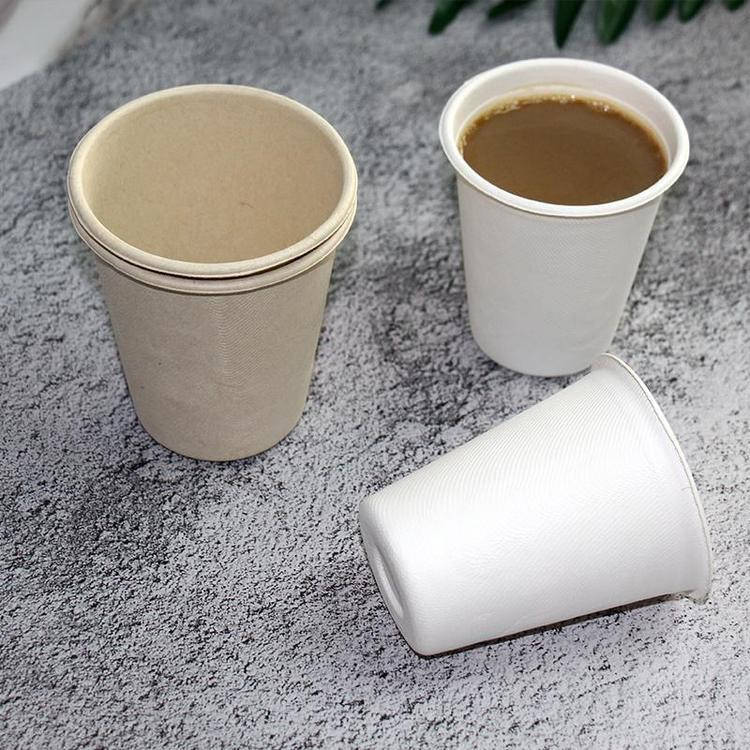 16oz Paper Indonesia Disposable With Logo Sugar Cane Bagasse Coffee Cup
